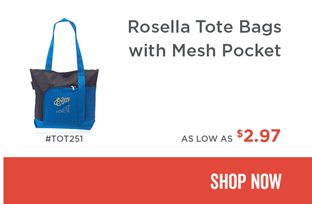 Rosella Tote Bags with Mesh Pocket