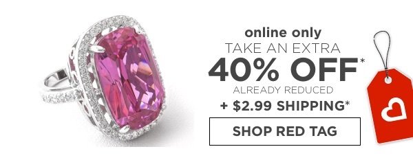 40% off on Red Tag Deals