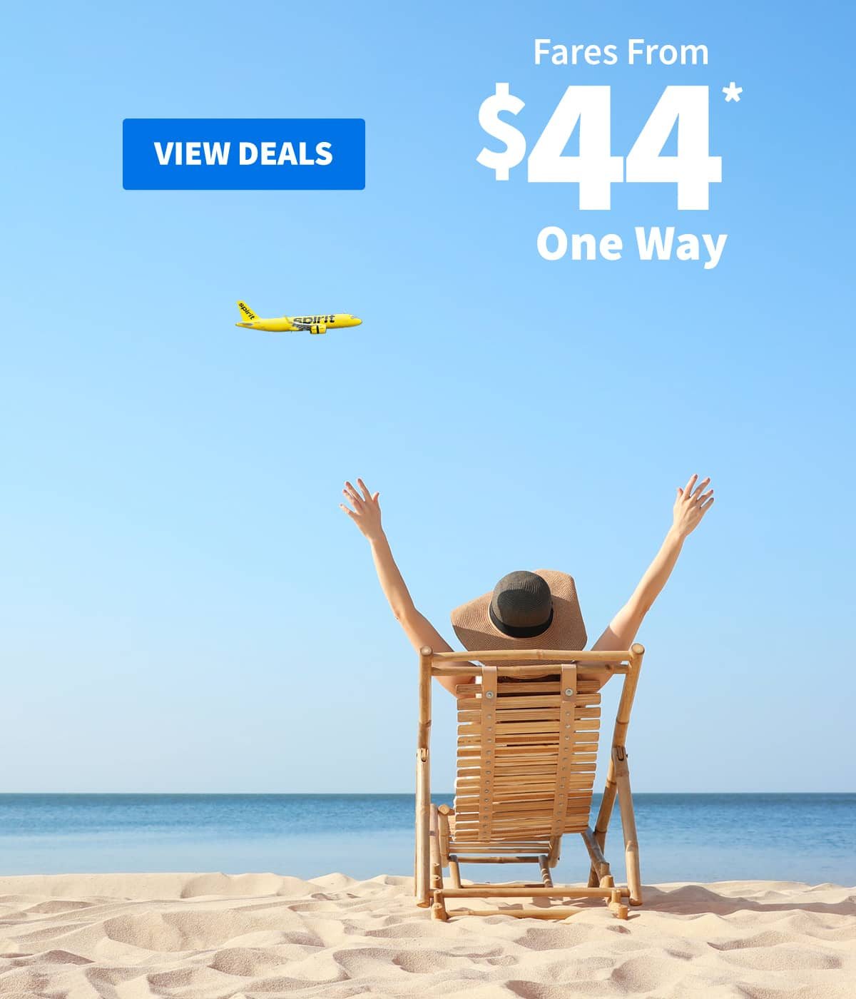 Fares From $44* One Way