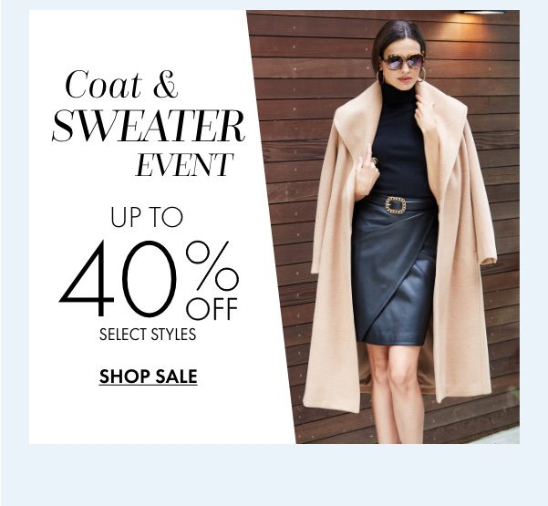 Coats & Sweater Event