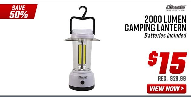 LitezAll 2000 Lumen Camping Lantern