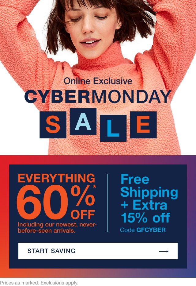 gap factory cyber monday