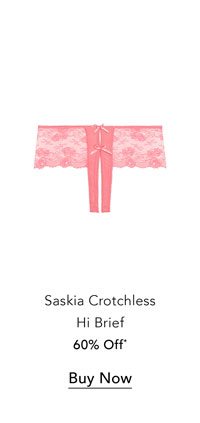 Shop the Saskia Crotchless Hi Brief