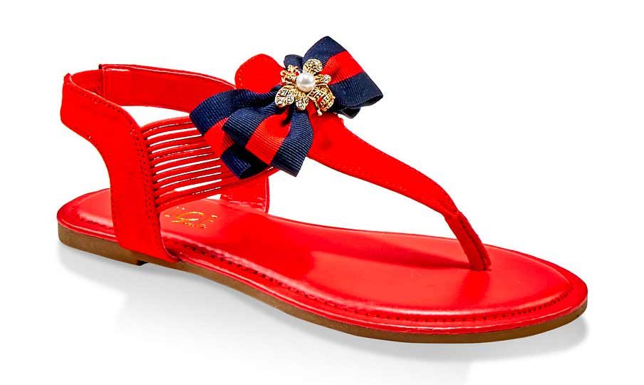 Bee Bow Thong Sandals
