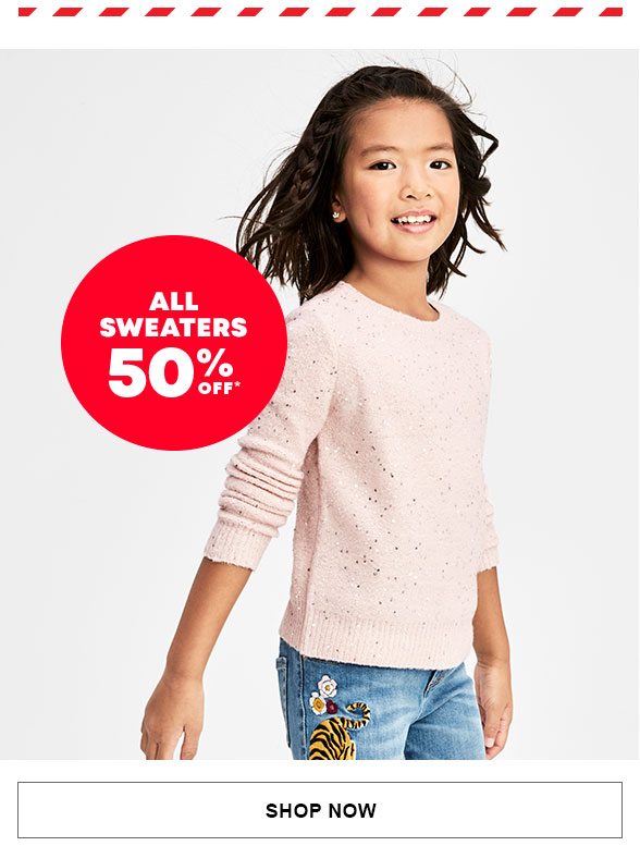 50% Off All Sweaters