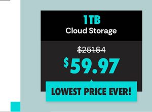 FolderFort 1TB Cloud Storage Pro Plan: Lifetime Subscription