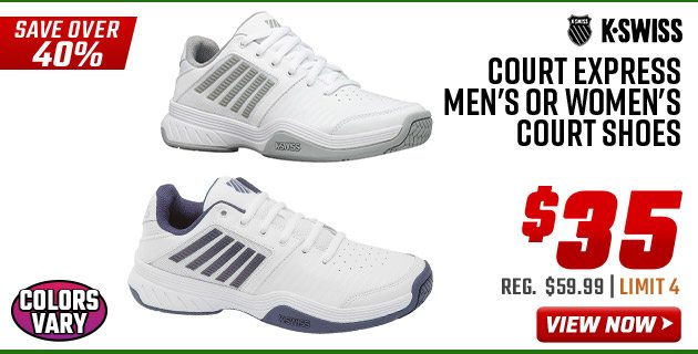 K-Swiss Court Express Men's or Women's Court Shoes