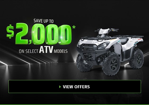 Save Up To $2,000 On Select ATV Models