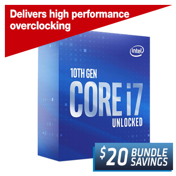 Intel Core i7-10700K Comet Lake 3.8GHz Eight-Core LGA 1200 Boxed Processor