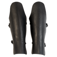 Leather Gladiator Greaves