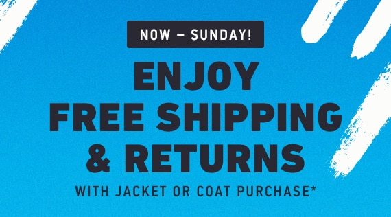 FREE SHIPPING & RETURNS ON JACKETS & COATS