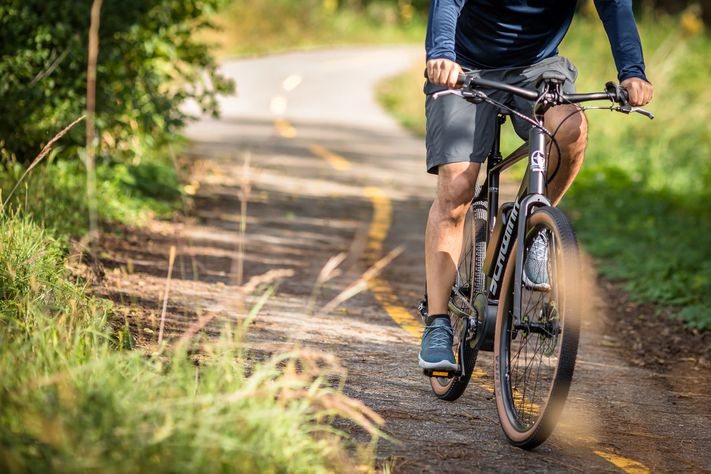 Man on bike