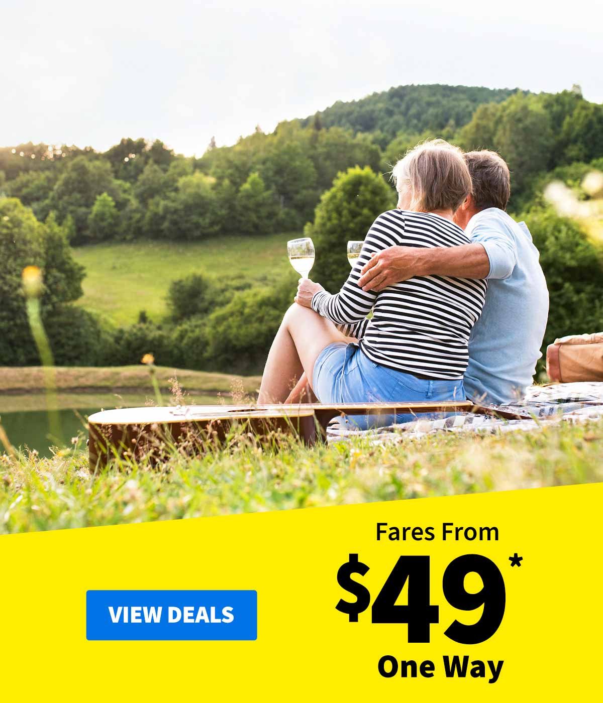 Fares From $49* One Way