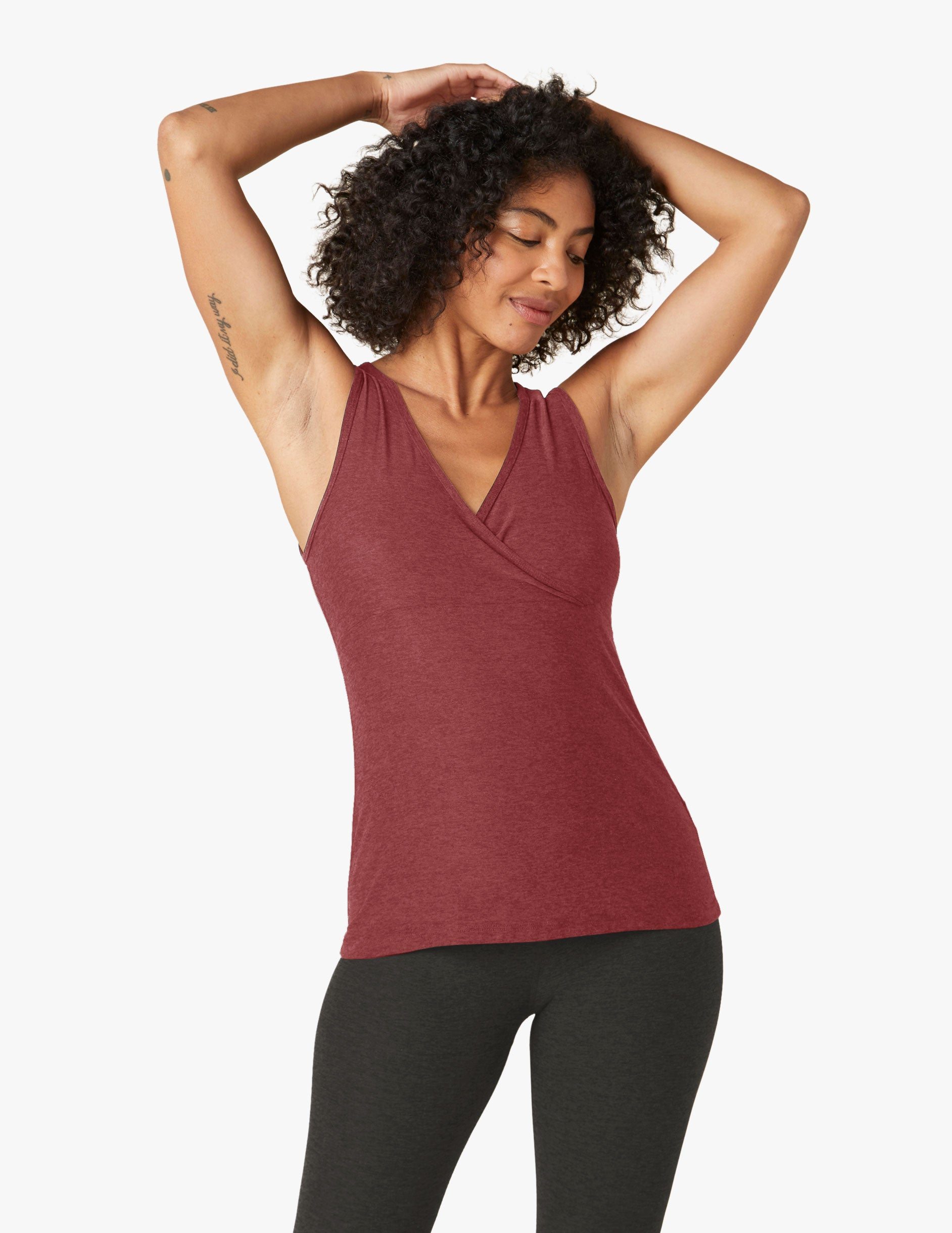 Image of Featherweight Easy Access Nursing Crossover Tank