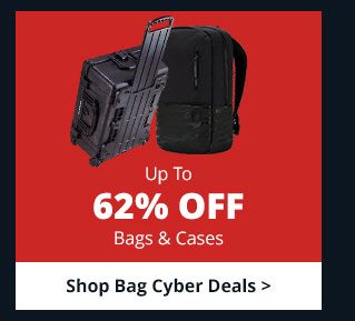 Save Up To 62% Off Bags & Cases