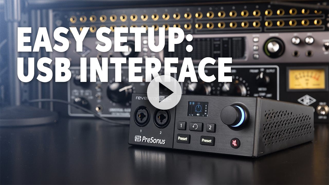 Video: Beginner’s Guide to Setting Up Your USB Interface. Watch now.