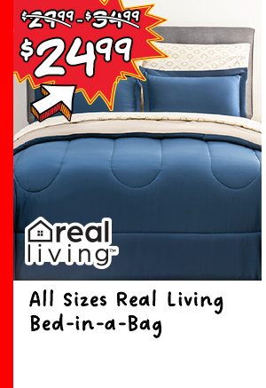 All Sizes Real Living Bed-in-a-bag