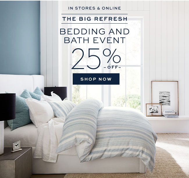bedding andbath event 25% off