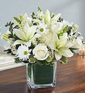 Healing Tears™ All White Same-Day Local Florist Delivery SHOP NOW 