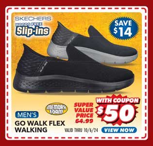 Skechers Hands Free Slip-ins: Go Walk Flex No-Hands Men's Walking Shoes