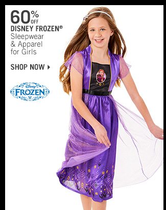 Shop 60% Off Disney Frozen Sleepwear & Apparel for Girls