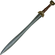 Celtic Leaf Long LARP Sword