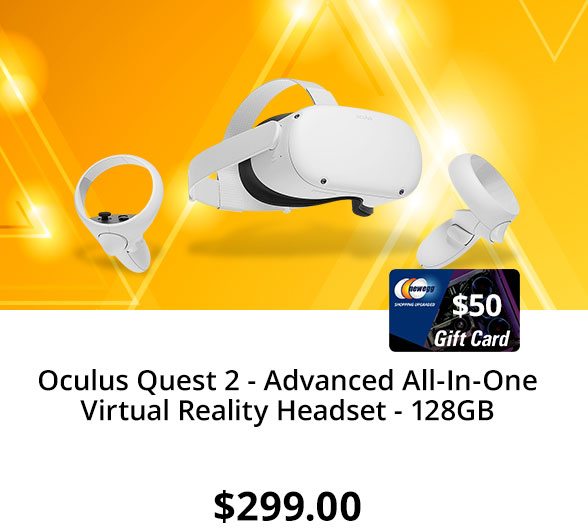 Oculus Quest 2 - Advanced All-In-One Virtual Reality Headset - 128GB