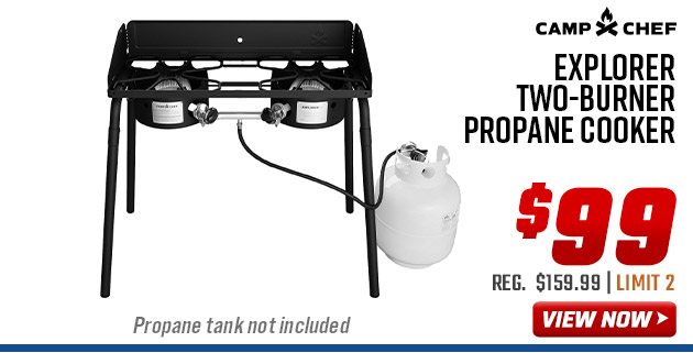 Camp Chef Explorer Two-Burner Propane Cooker