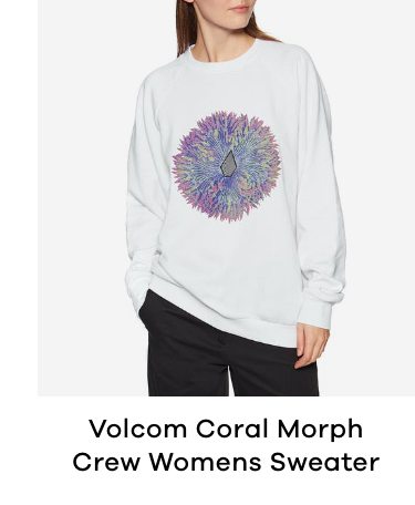 Volcom Coral Morph Crew Womens Sweater