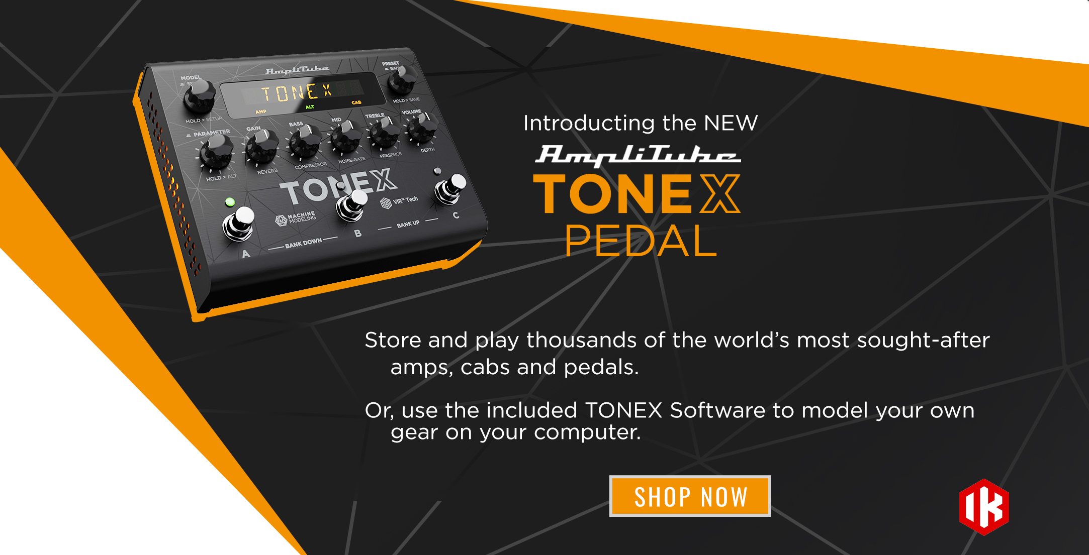 Check Out The New IK Multimedia TONEX Pedal