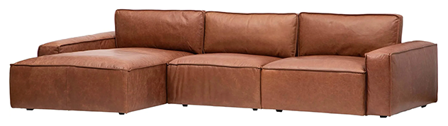 Zion Leather Sectional