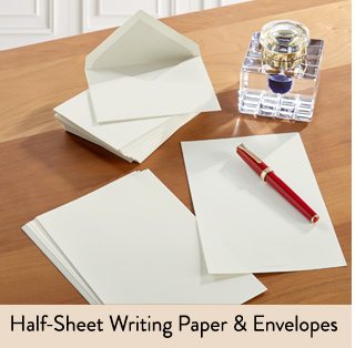 Shop Half-Sheet Writing Paper w/ Envelopes