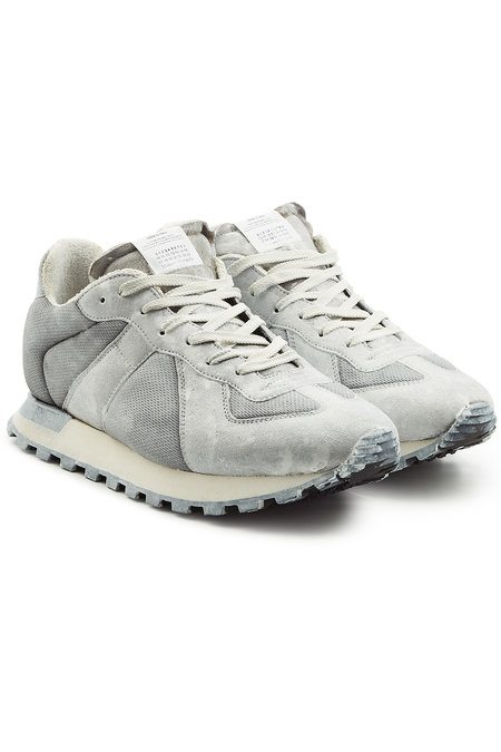 Replica Runner Sneakers with Mesh and Suede | MAISON MARGIELA
