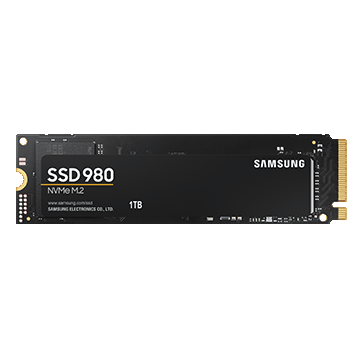 Samsung 980 SSD 1TB M.2 NVMe Interface PCIe 3.0 x4 Internal Solid State Drive