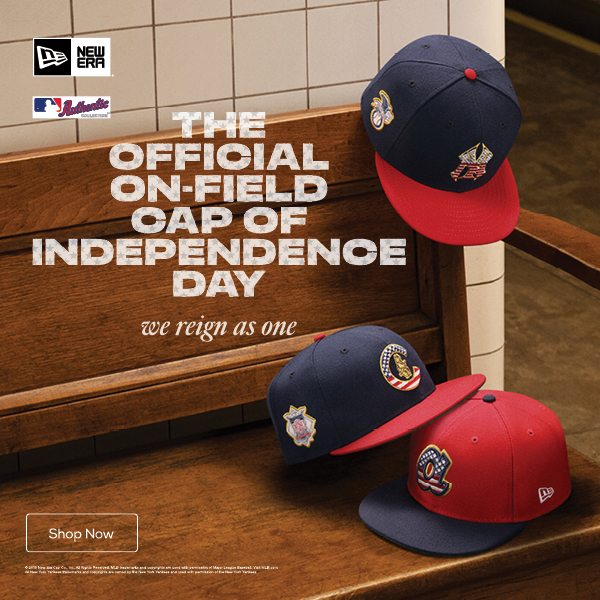 Los Angeles Dodgers New Era Stars & Stripes 4th of July On-Field 59FIFTY  Fitted Hat - Navy/Red