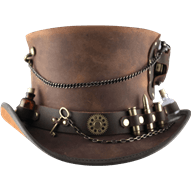 Steampunk TimePort Top Hat