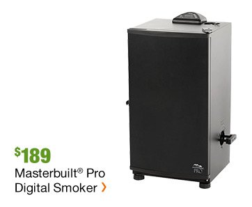 $189 MASTERBUILT PRO DIGITAL SMOKER