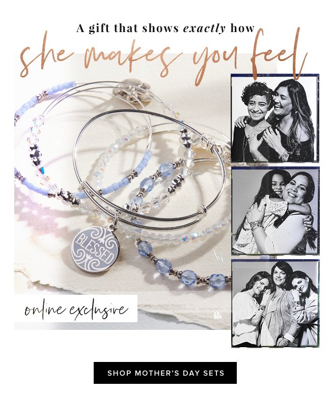 Give her a gift that shows her exactly how she makes you feel. Give a bracelet gift set.