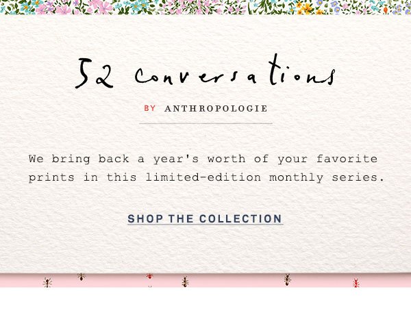 Shop 52 Conversations.