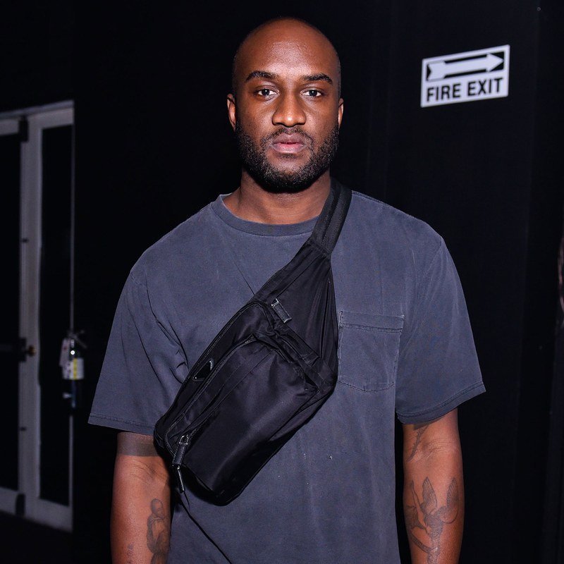 Virgil Abloh with a fanny pack.