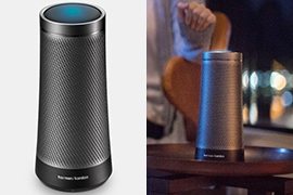 Harman Kardon Invoke Voice-Activated Speaker with Cortana (Graphite or Pearl Silver)