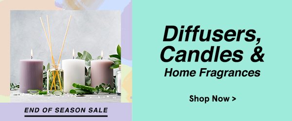 Diffusers, Candles & Home Fragrances