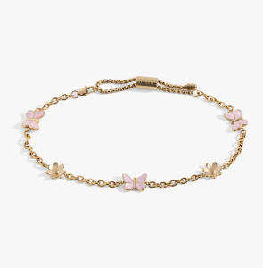 Butterfly and Flower Anklet | Shop Now