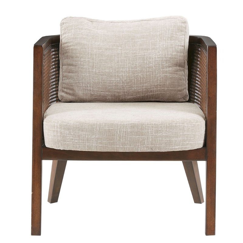 Ink+Ivy Mid Century Camel Brown Walnut Accent Chair