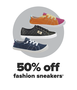 Daily Deals - 50% off fashion sneakers.