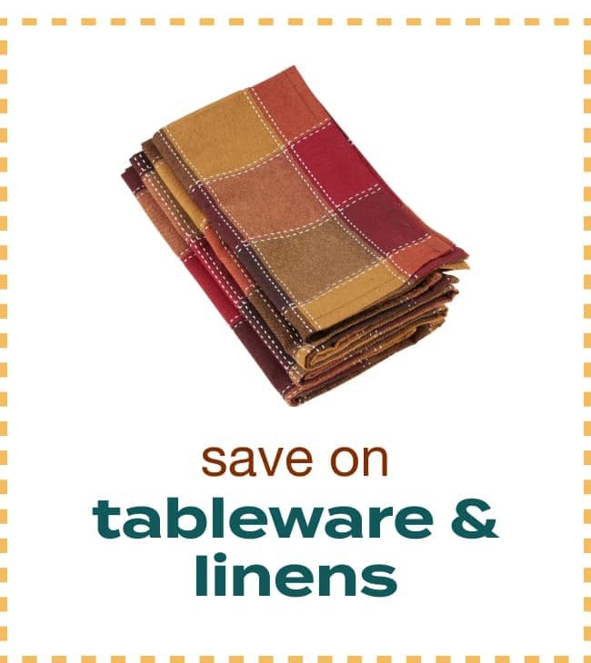 Tableware & Linens