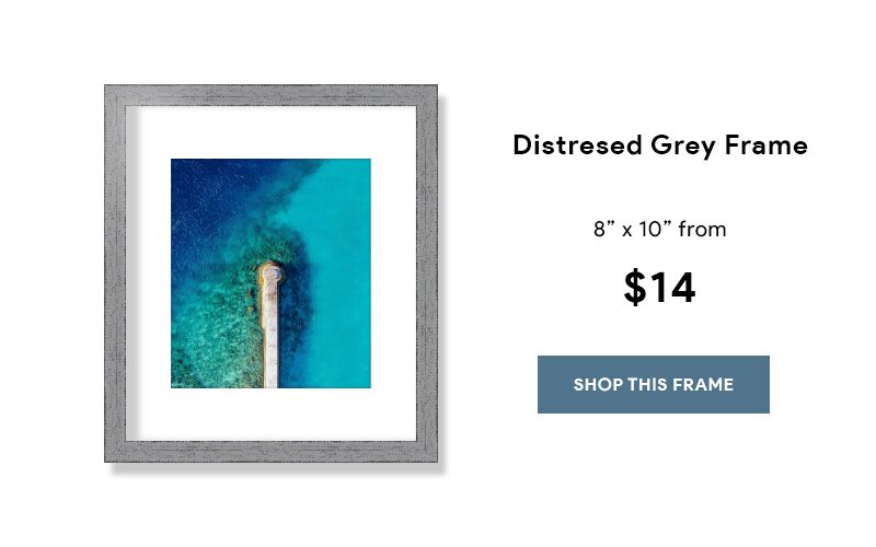 Grey Distressed Frame