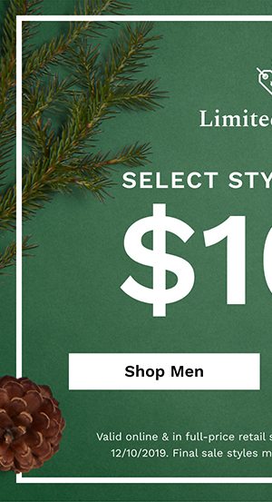 Limited Time | Select Styles Under $100 | Shop Men's