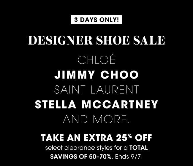 DESIGNER SHOES SALE