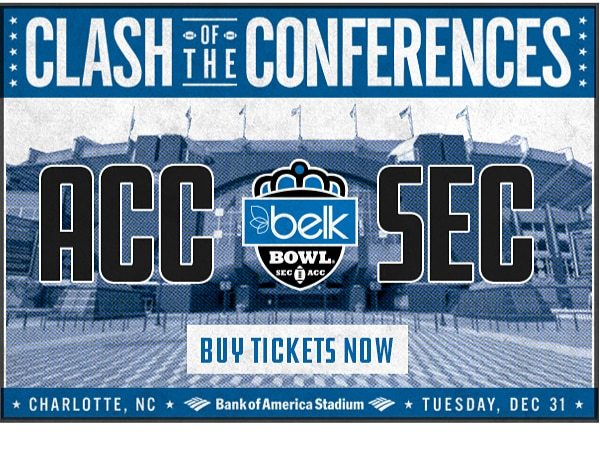 Clash of the Conferences - ACC vs SEC - Buy Tickets